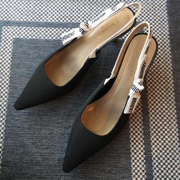 Dior J'Adior Slingback Pump on Black Size 40 - Picture 2 of 7